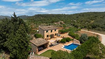 Finca Can Biel: Die Finca von oben