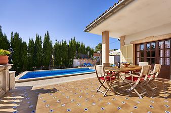 Finca Cas Sineuer: Terrasse vom Wohnzimmer