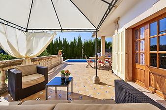 Finca Cas Sineuer: Blick Richtung Pool
