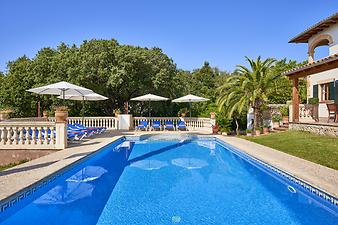 Finca Sa Font d'alt: Poolbereich