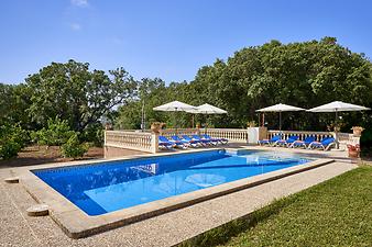 Finca Sa Font d'alt: Poolbereich