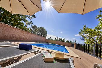 Finca Es Matullos: Poolbereich