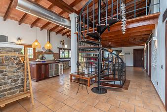 Finca Can Parpal: Wendeltreppe Finca