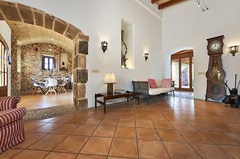 Finca Es Moli d'en Creu: Wohnzimmer