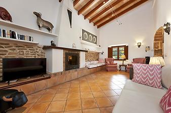 Finca Es Moli d'en Creu: Wohnzimmer