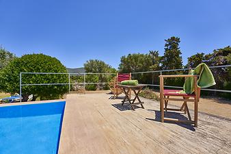 Finca Can Pamboli: Poolterrasse