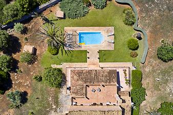 Finca Can Guillem Boquet: Finca von oben