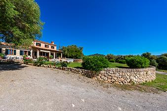 Finca Es Cortó: Auffahrt zur Finca