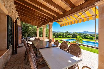 Finca Es Cortó: Es Corto-Terrasse