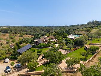 Finca S'Arbocar: Finca S'Arbocar - Sant Llorenc des Cardassar - Südansicht