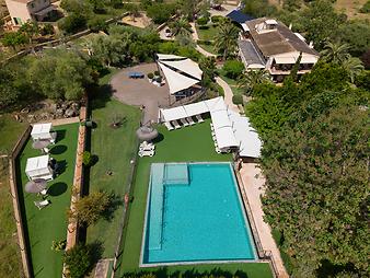 Finca S'Arbocar: Poolbereich