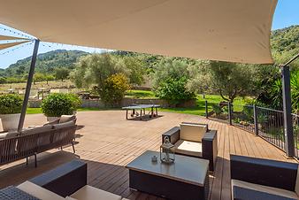 Finca S'Arbocar: Poolterrasse