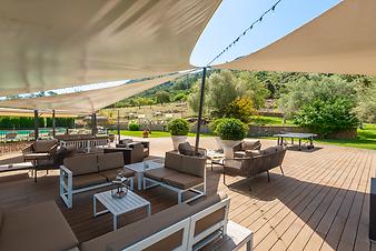 Finca S'Arbocar: Poolterrasse