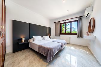 Ferienhaus Ca Nostra: Schlafzimmer 1 im Erdgeschoss
