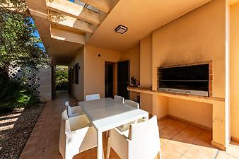 Ferienhaus Ca Nostra: Seitliche Terrasse