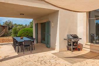 Finca Can Pere: mittlere Terrasse