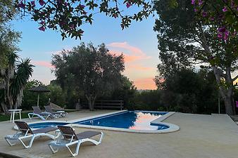 Finca Es Coscois: Es Coscois Abendstimmung