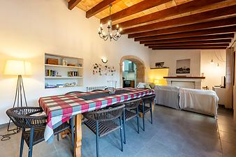 Finca Sa Clova: Kombination Wohnbereich mit Essbereich