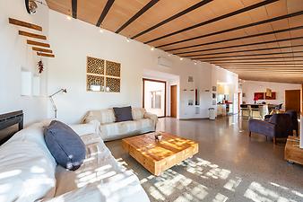 Finca Ca S' Amitger de son Forteza: Sofaecke im Wohnzimmer