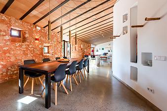 Finca Ca S' Amitger de son Forteza: Esszimmer