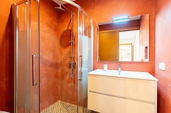 Finca Ca S' Amitger de son Forteza: Duschbad mit WC