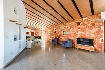 Finca Ca S' Amitger de son Forteza: Wohnzimmer