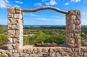Finca Son Galta: Meerblick