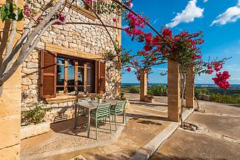 Finca Son Galta: Meerblick