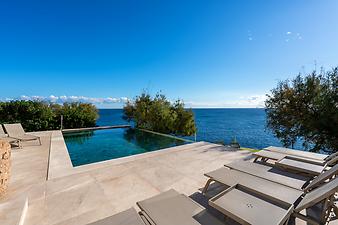 Finca Villa Tortuga: Poolterrasse mit Meerblick Villa Tortuga