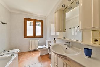 Finca Es Puig d'es Call: Bad ensuite von Schlafzimmer 4
