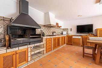 Ferienhaus Villa Sa Caleta: Küche Untergeschoss