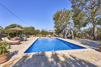 Finca Son Mulet: Pool der Finca