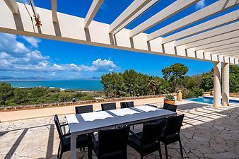Finca Casa Kyona: Vordere Terrasse