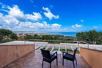 Finca Casa Kyona: Terrasse von Schlafzimmer 3