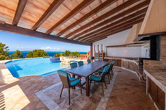 Finca Altavista: Außenküche mit Meerblick