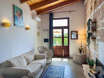 Finca Cas Pages des Pujol: Cas Pages des Pujol - NAlejandra-Eingang Wohnbereich