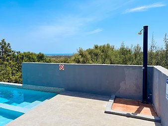 Finca Cas Pages des Pujol: Außendusche