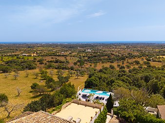 Finca Cas Pages des Pujol: Blick aufs Meer