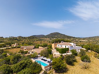 Finca Cas Pages des Pujol: Finca von oben