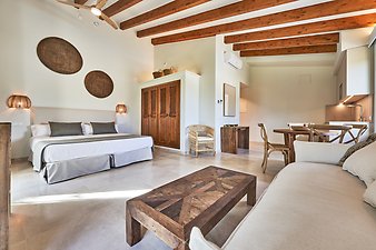 Finca Vistalegre Nou: Blick über die Wohnung Cala Sequer