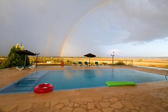 Finca Sa Franquesa Vella: Regenbogen über der Finca