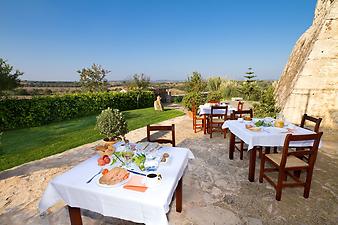Finca Sa Franquesa Vella: Frühstücksterrasse