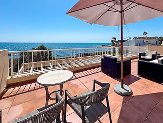 Ferienhaus Sa Copinya: Sa Copinya- Blick von der Dachterrasse