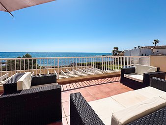 Ferienhaus Sa Copinya: Blick aufs Meer