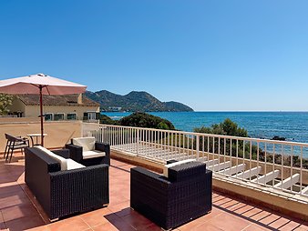 Ferienhaus Sa Copinya: Blick zur Costa de los Pinos