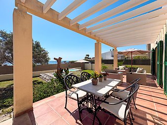 Ferienhaus Sa Copinya: Terrasse im Erdgeschoss - Sa Copinya