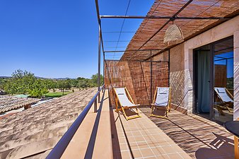 Finca Vistalegre Nou: Cala Bota-eigene Terrasse