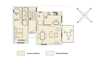 Ferienhaus Sol y Mar: Grundriss