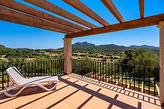 Finca Es Puig d'es Call: Weitblick zum Puig de Sant Salvador