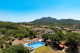 Finca Es Puig d'es Call: Blick über die Finca Es Puig des Call
